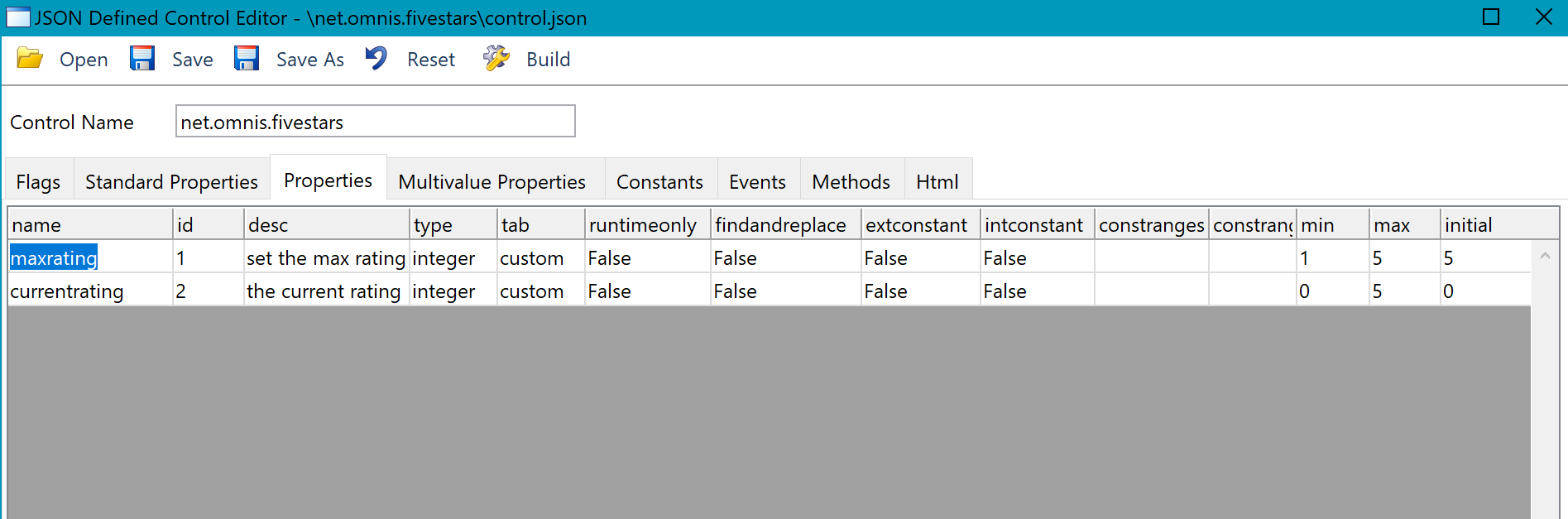 JSON Component